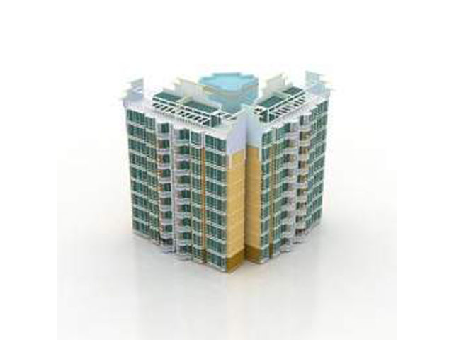 Free Building N56 3D model For Architecture 3Ds Max Model Download